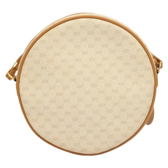 GUCCI Micro GG Supreme Shoulder Bag PVC Beige Gold 007 115 0088 Auth BA3970 - Picture 2 of 16